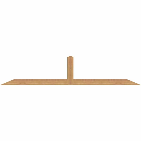 Ekena Millwork Portland Smooth Timber Gable Bracket, Western Red Cedar, 84"W x 17"H x 3 1/2"D x 3 1/2"F, 5/12 Pitch GBW084X17X0404POR00SWR - main
